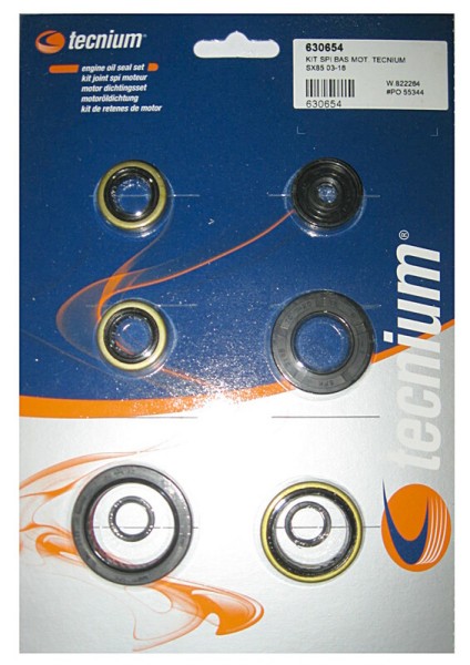 Jeu de bagues d'étanchéité moteur Tecnium