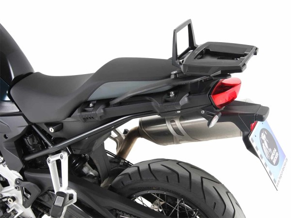 Support de topcase Alurack noir pour pont en plastique d'origine pour BMW F 800 GS (24-) Hepco & Becker