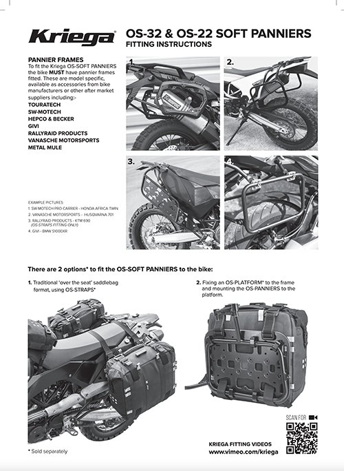 Kriega-OS-Dalles de maintien-Instruction-RWN-Moto