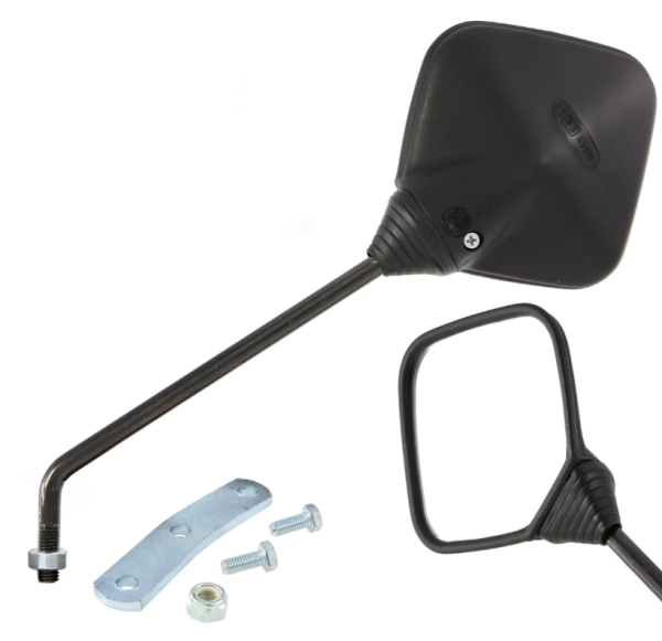 Rétroviseur standard CUPPINI gauche ou droit pour Vespa PX 80-200ccm, noir