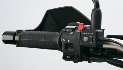 Poignées chauffantes pour Suzuki V-Strom 650 BJ. 2012-2016