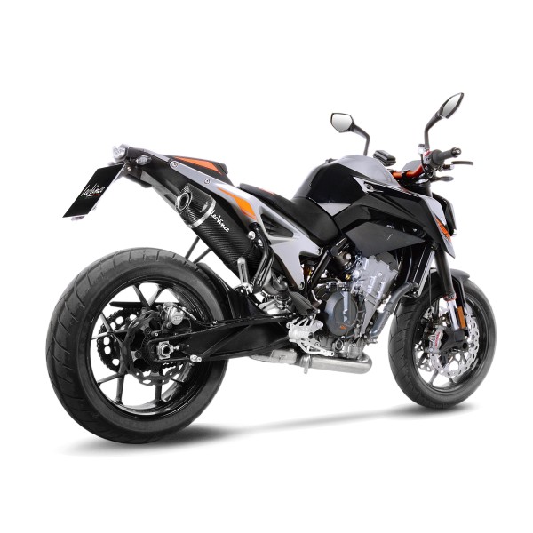 LeoVince système d'échappement SBK LV One Evo 2, carbone, slip on pour KTM Duke 790 /890, Euro4