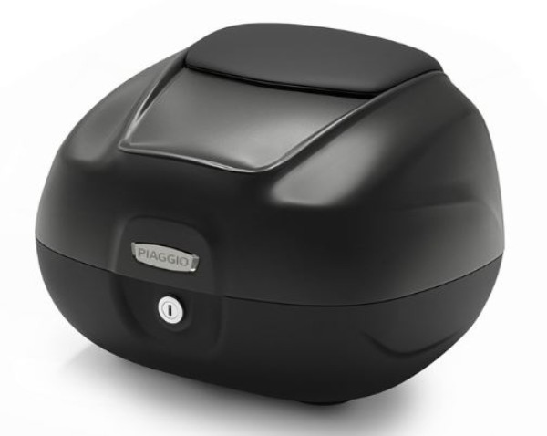 Top case 37 L avec dossier pour Piaggio MP3 HPE RST 400 Sport - noir mat 93/B