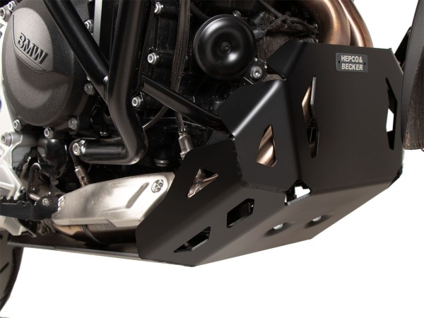 Plaque de protection moteur noire pour BMW F 900 GS Adventure (24-) Hepco & Becker
