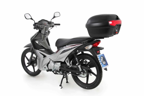 Journey Topcase 40 noir avec support pour Honda AFS 110i Wave (12-16) Hepco & Becker