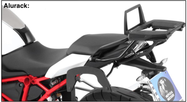Support de top case Alurack noir pour BMW R 1250 R (19-) Original Hepco & Becker