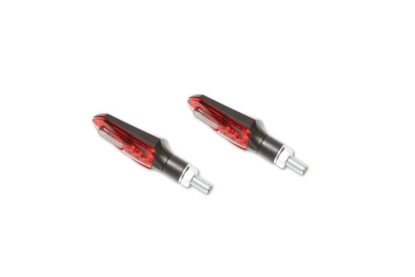 HIGHSIDER smart ARROWHEAD 3in1 Clignotants LED, feu arrière, feu stop, rouge/teinté