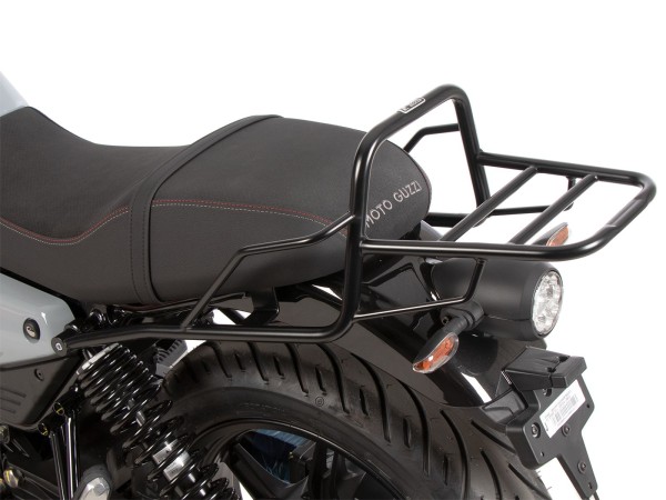 Pont à bagages tubulaire Support de top case noir pour Moto Guzzi V7 850 Spécial (25-) Hepco & Becker