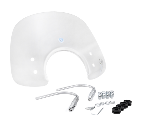 Pare-brise CUPPINI mi-haut pour Vespa GTS/GTS Super/GT/GT L 125-300cc, clair
