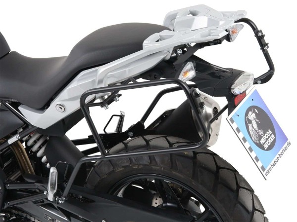Support de valises latérales vissé fixe noir pour BMW G 310 GS (17-19) Hepco & Becker