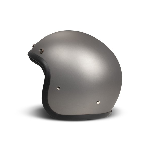 Casque intégral DMD Retro, gris mat, Matt Grey, fibre de verre, ECE 22.06