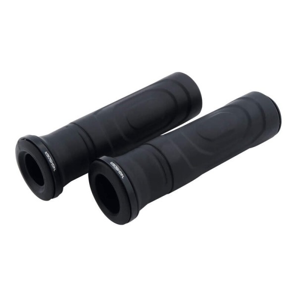 HIGHSIDER pro Goma-RS Gomme de poignée noire 7/8 pouce (22,2 mm), 125 mm (paire)