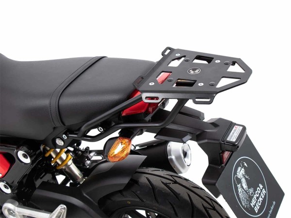 Minirack porte-bagages arrière souple noir pour Honda MSX 125 Grom (21-) Hepco & Becker