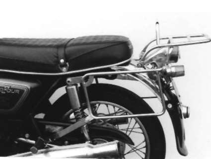Pont de bagages tubulaire Support de top case et support de valises latérales pour Honda CB 350 F/400 F (73-74)