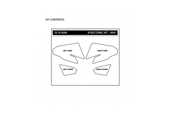Stompgrip Hybrid, Volcano, für BMW F700GS, F800GS (Adventure), 2013-2018