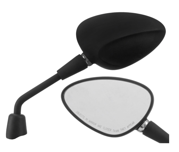 Rétroviseur Shorty noir mat à droite et à gauche pour Vespa Sprint 50-150ccm 2T/4T