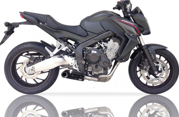 Système complet IXIL SX1 en acier inoxydable avec catalyseur pour Honda CB 650 F / CBR 650 F (année 14-)