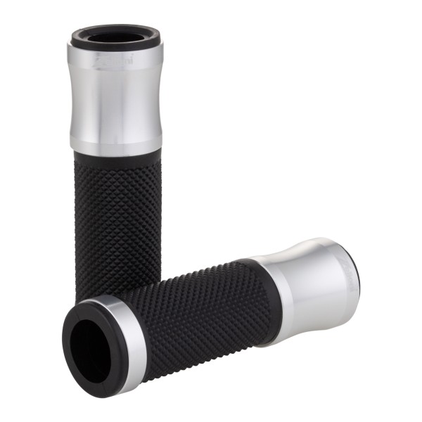 Poignées Zelioni argent pour Vespa ET/LX/LXV/S/Primavera/Sprint 50-150ccm