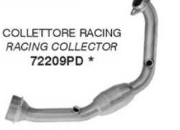 ARROW Racing coude en acier inoxydable pour KTM 390 Adventure R /X (25-)