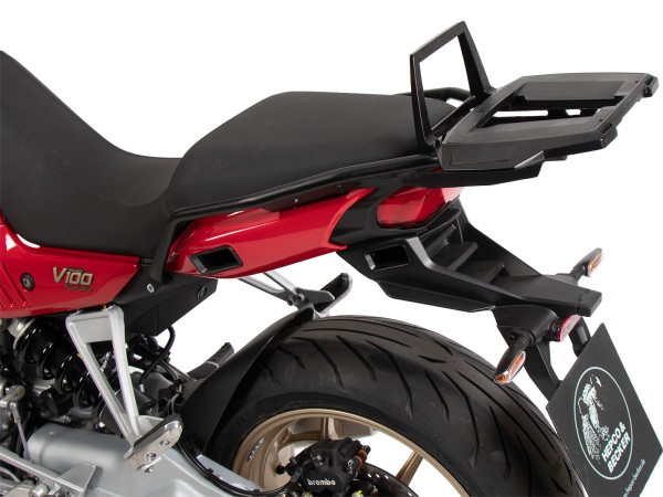 Support de top-case Alurack pour Moto Guzzi V 100 Mandello Hepco & Becker