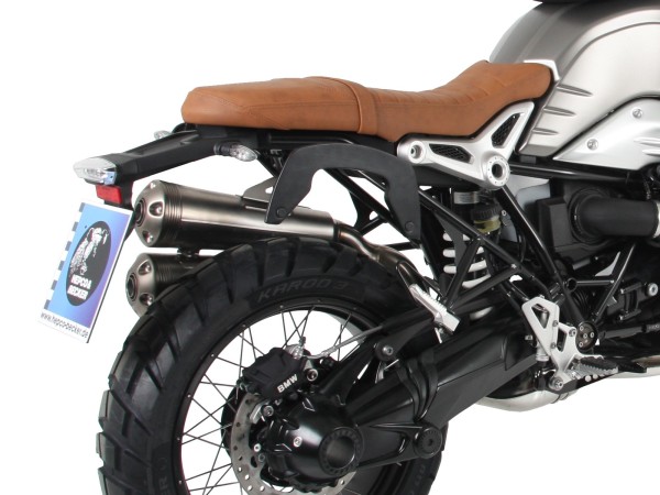 Support de sac C-Bow unilatéral droit noir pour BMW R nineT (16-23) / Urban G/S 40 Years