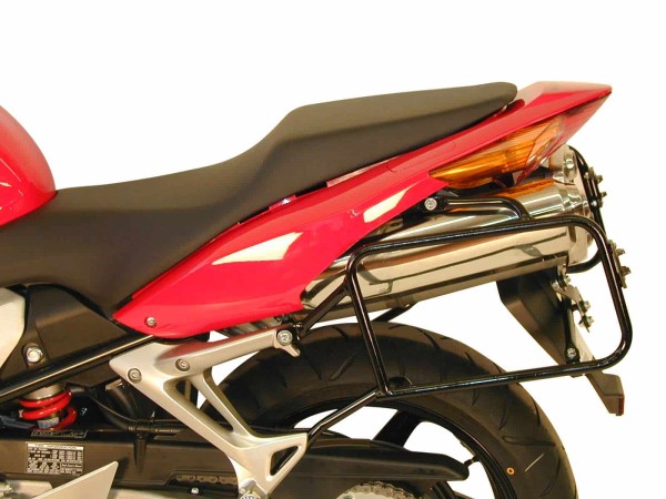 Porte-bagages latéral vissé noir pour Honda VFR 800 (02-13) Hepco & Becker