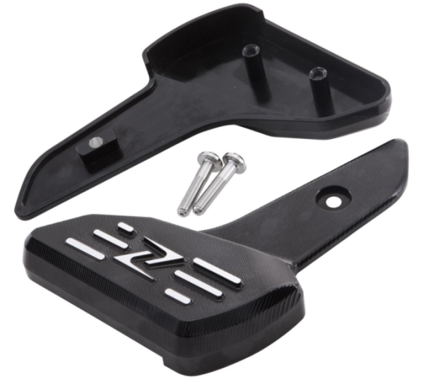 Fußrasten rechts und links für Vespa Primavera/​Sprint 50-150ccm 2T/​4T AC, schwarz