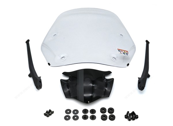 Pare-brise haut NH-C70* MAT ROCK GRAY pour Honda SH 150i (20-) Original