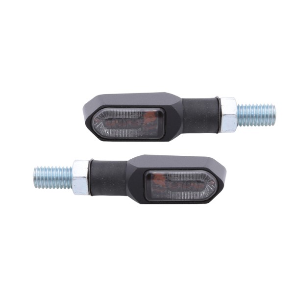 HIGHSIDER Smart Namiko-TS LED Clignotants boîtier noir / lentille gris fumée (paire), avant & arrière