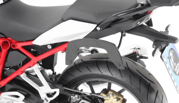 Supports latéraux C-Bow noirs pour BMW R 1200 R LC (15-18) Hepco & Becker