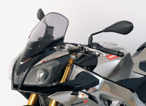 Vitre de tourisme MRA "TM" gris fumé APRILIA TUONO V4R 2011-2014