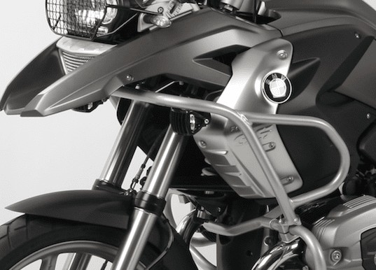 Arceau de protection du réservoir argenté pour BMW R 1200 GS (08-12) Hepco & Becker