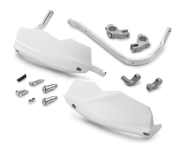 KTM kit de protection des mains blanc