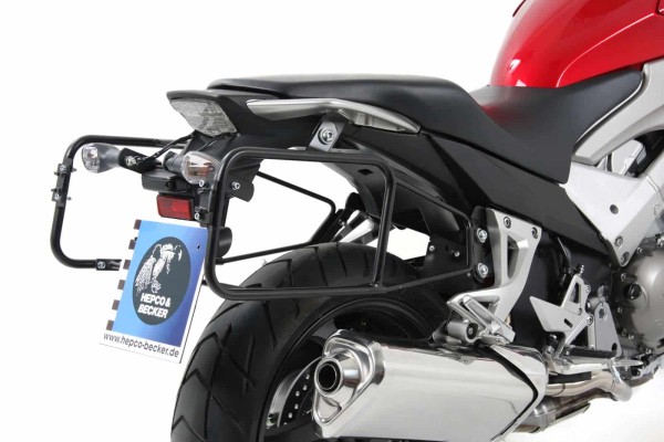 Porte-bagages latéraux Lock-it noir pour Honda VFR 800 X Crossrunner (11-14) Hepco & Becker