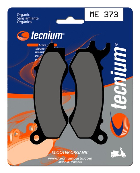 Plaquettes de frein organiques pour scooter Tecnium - ME373