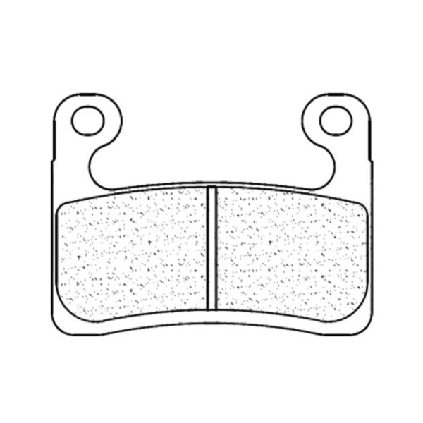 CL Brakes Street plaquettes de frein en métal fritté - 1257A3+