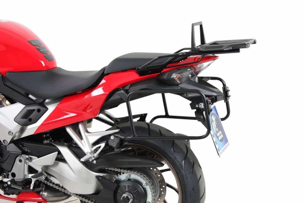 Porte-bagages latéraux Lock-it noir pour Honda VFR 800 F (14-20) Hepco & Becker