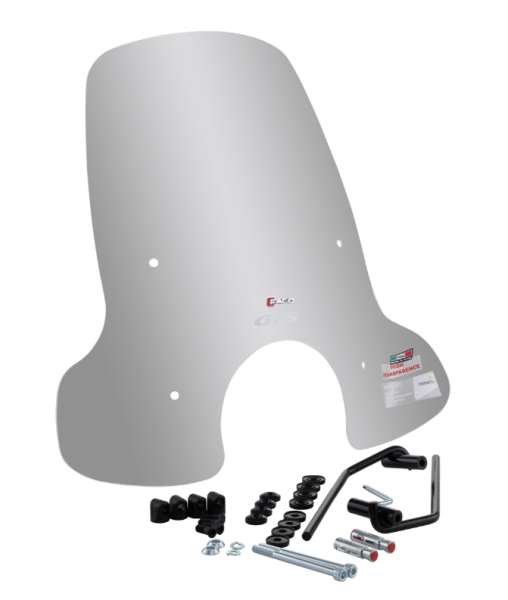 Pare-brise FACO haut pour Vespa GTS /GTS Super 125/300ccm (`23-), clair