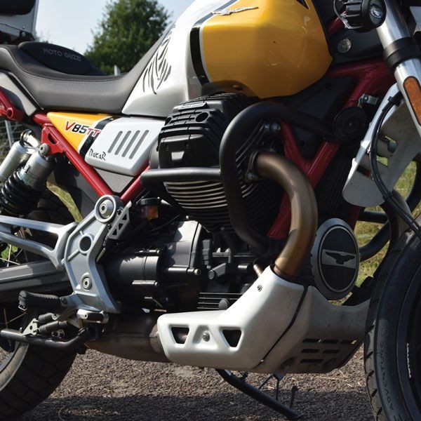 Arceau de protection moteur noir pour Moto Guzzi V85 TT