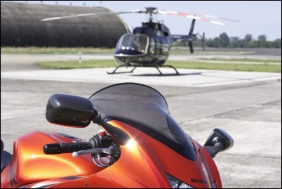 Vitre Touring, teintée pour Suzuki GSX1300R Hayabusa BJ. 2008-2012/ GSX1300R Hayabusa BJ. 2013-2017