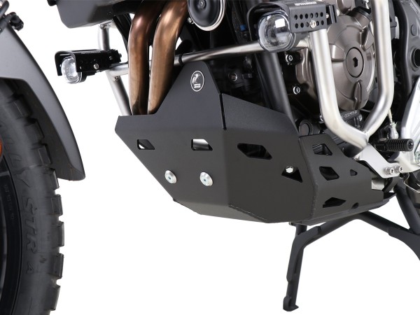 Plaque de protection moteur noire pour Yamaha Ténéré 700 (2019-2024)