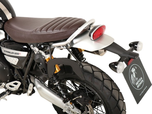 Support latéral C-Bow gauche noir pour Triumph Scrambler 1200 XE (24- ) Hepco & Becker
