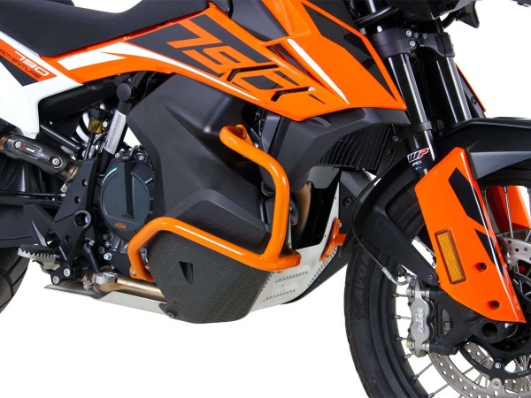 Arceau de protection moteur orange pour KTM 890 Adventure / R (23-) Hepco & Becker
