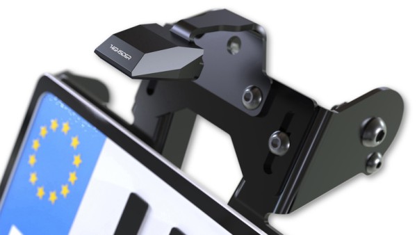HIGHSIDER pro Support de plaque d'immatriculation Akron-RS Pro universel