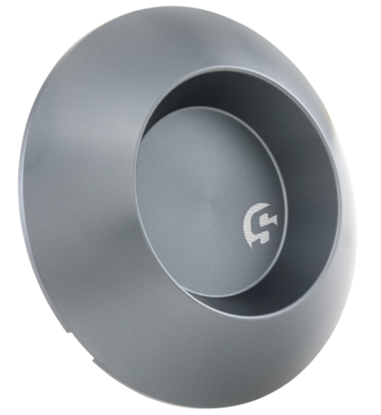 Cache couvercle vario pour Vespa, gris mat