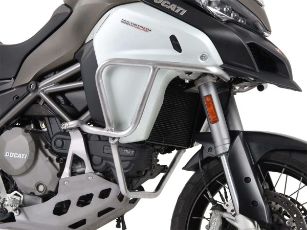 Arceau de protection du réservoir en acier inoxydable pour Ducati Multistrada 1200 Enduro (16-18) Hepco & Becker