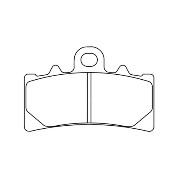 CL Brakes Street plaquettes de frein en métal fritté - 1233XBK5
