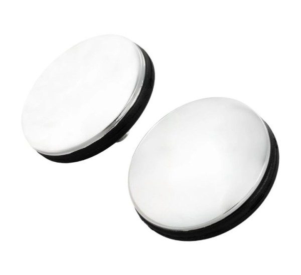 Cache trou de rétroviseur gauche & droite pour Vespa, chrome