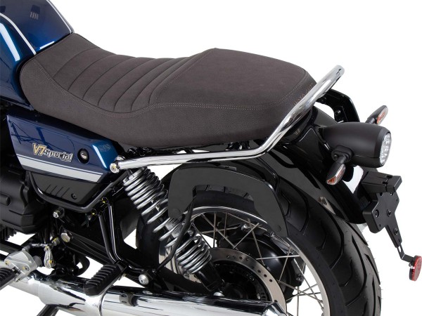 Supports latéraux C-Bow noirs pour Moto Guzzi V7 850 Stone Corsa (2024) Hepco & Becker
