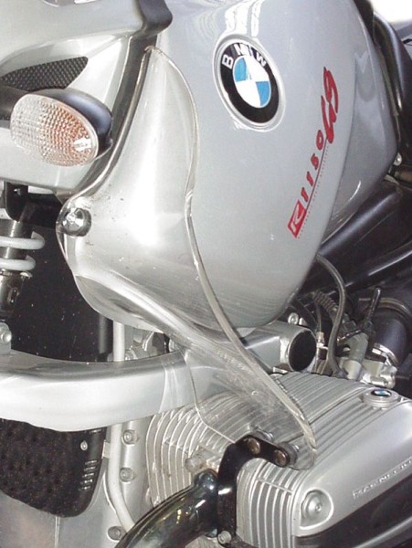 Protège-jambes pour BMW R 1150 GS (00-03), paire, transparent